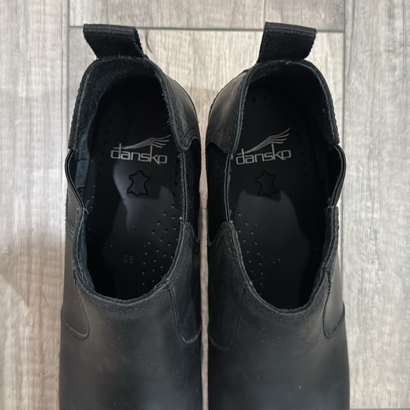 Dansko Black Oiled Leather Frankie Boot. Size 39 - Picture 4 of 9